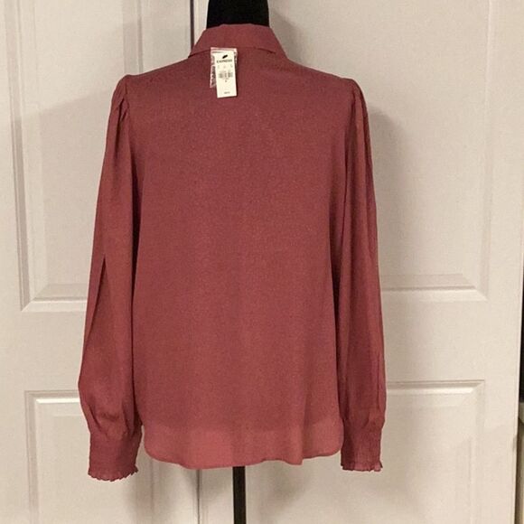 Express Rose Colored Blouse - Picture 2 of 5
